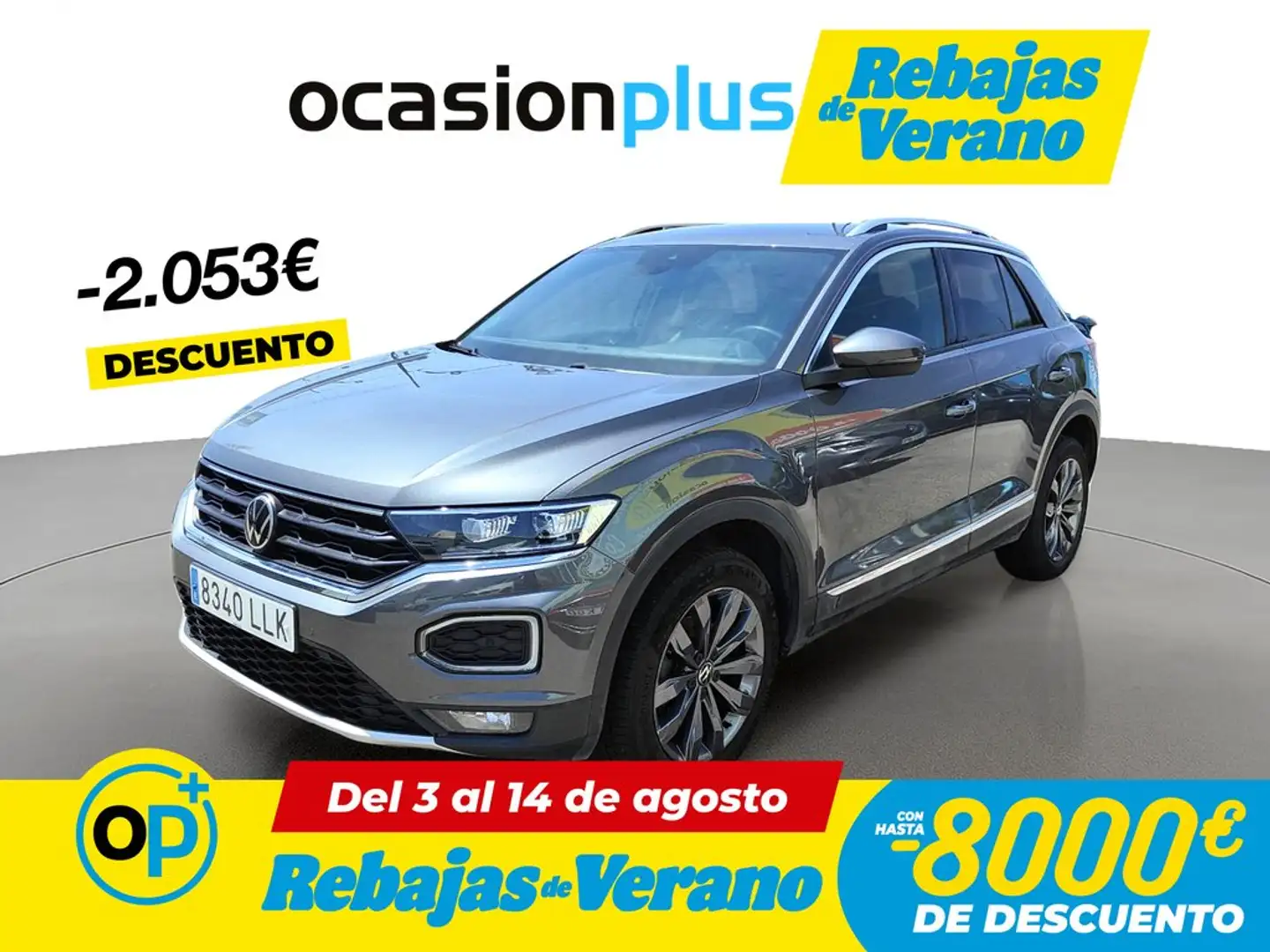 Volkswagen T-Roc 1.5 TSI Sport DSG7 Gris - 1