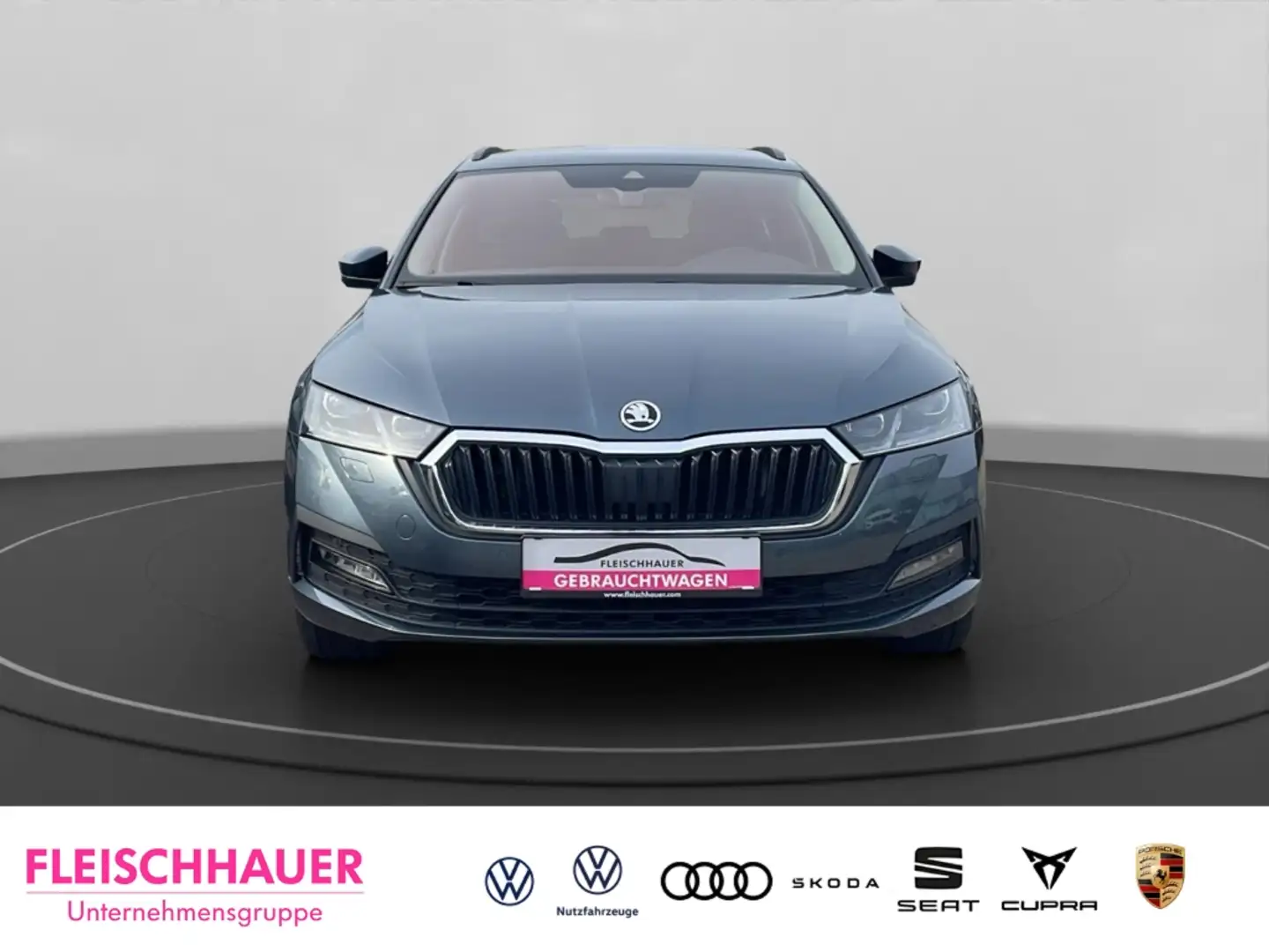 Skoda Octavia CombiClever 1.5 TSI DSG AHK RFK Reise Frontscheibe Grau - 2