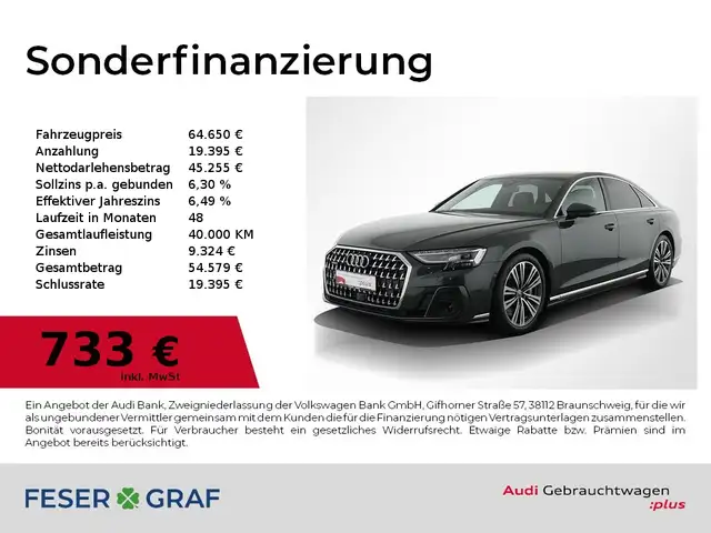 2025 Audi A8 in Grey for sale