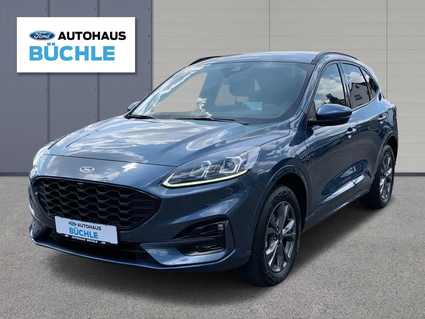 Ford Kuga KUGA PHEV ST-LINE X+AUTOMATIK+HEADUP+KAMERA+ACC! Blauw - 1