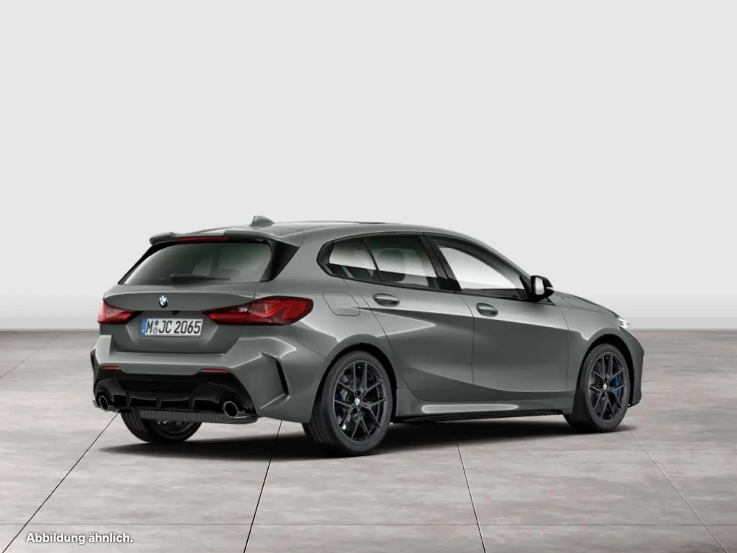 BMW 135 M135i xDrive PANO+HEAD-UP+LCPROF+SHADOW-LINE+ Grigio - 2