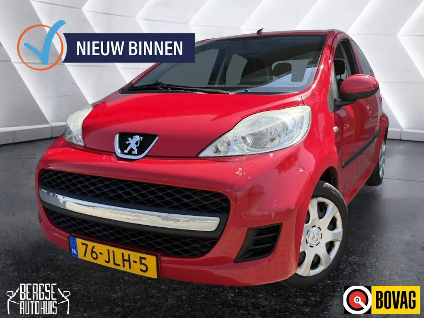 Peugeot 107 1.0 12V Sublime Elek. Ramen 5Drs Airco Rood - 1