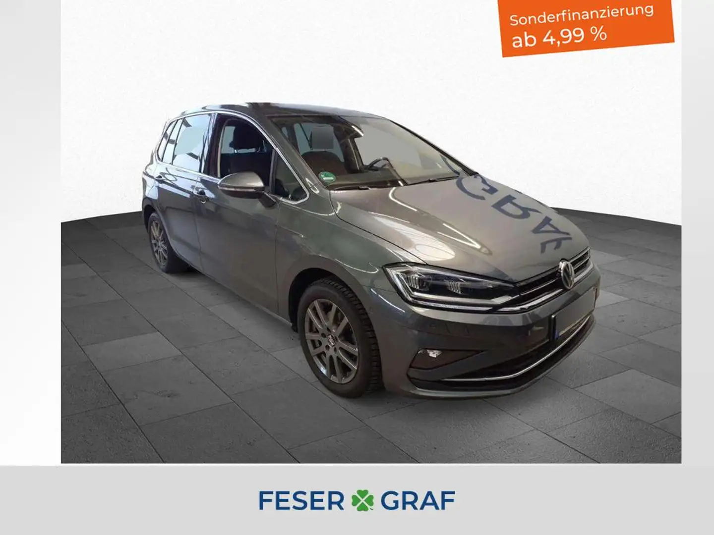 Volkswagen Golf Sportsvan Highline 1.5 TSI DSG RFK LED Navi Gris - 1