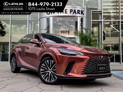 Orange 2023 Lexus RX Hybrid SUV / Crossover Automatic