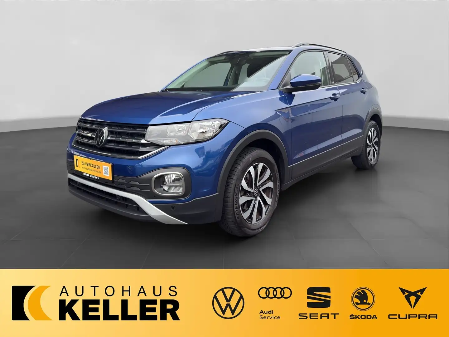 Volkswagen T-Cross T-Cross 1.0 TSI Active OPF (EURO 6d) Navi/Klima Bleu - 2