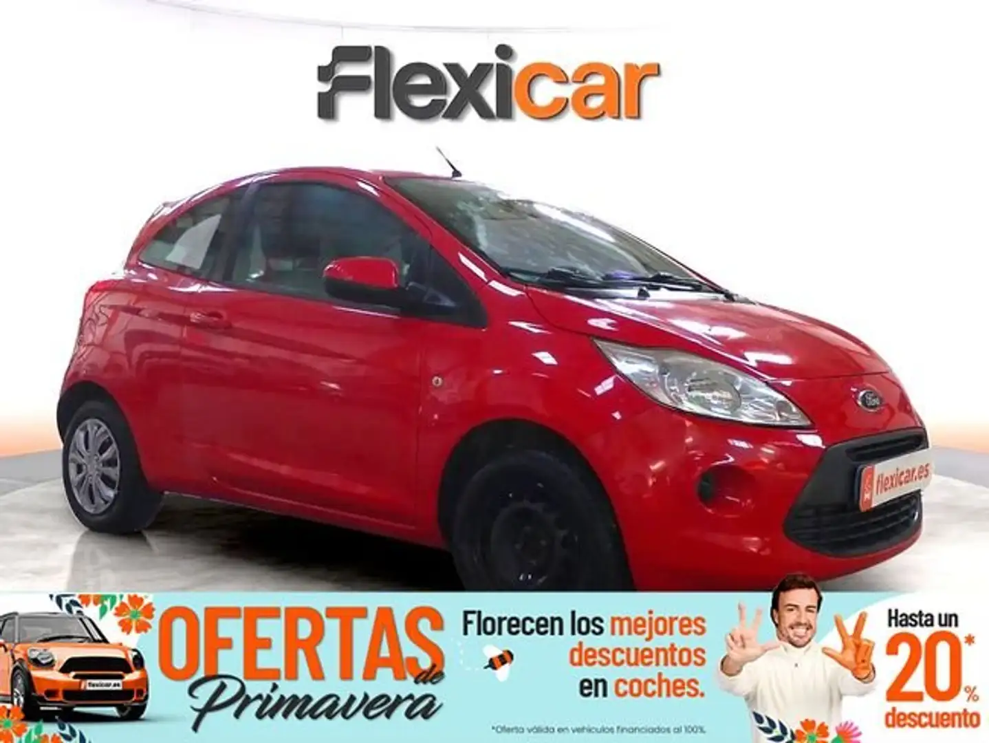 Ford Ka/Ka+ Titanium%2B+1.2+Duratec+Auto-Start-Stop Rojo - 1