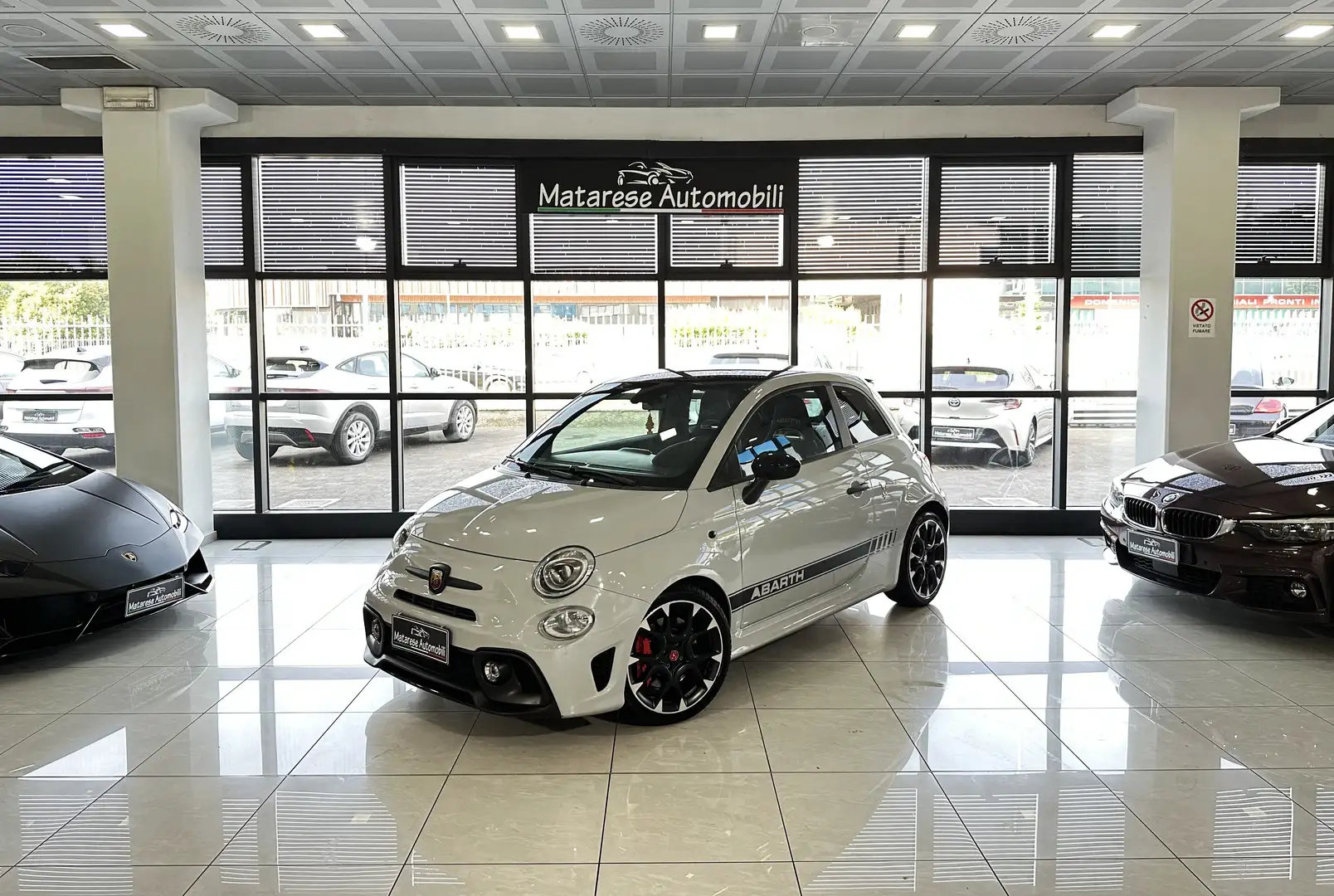 Abarth 595 1.4 180cv Competizione Automatica CarPLAY Navi Gris - 1