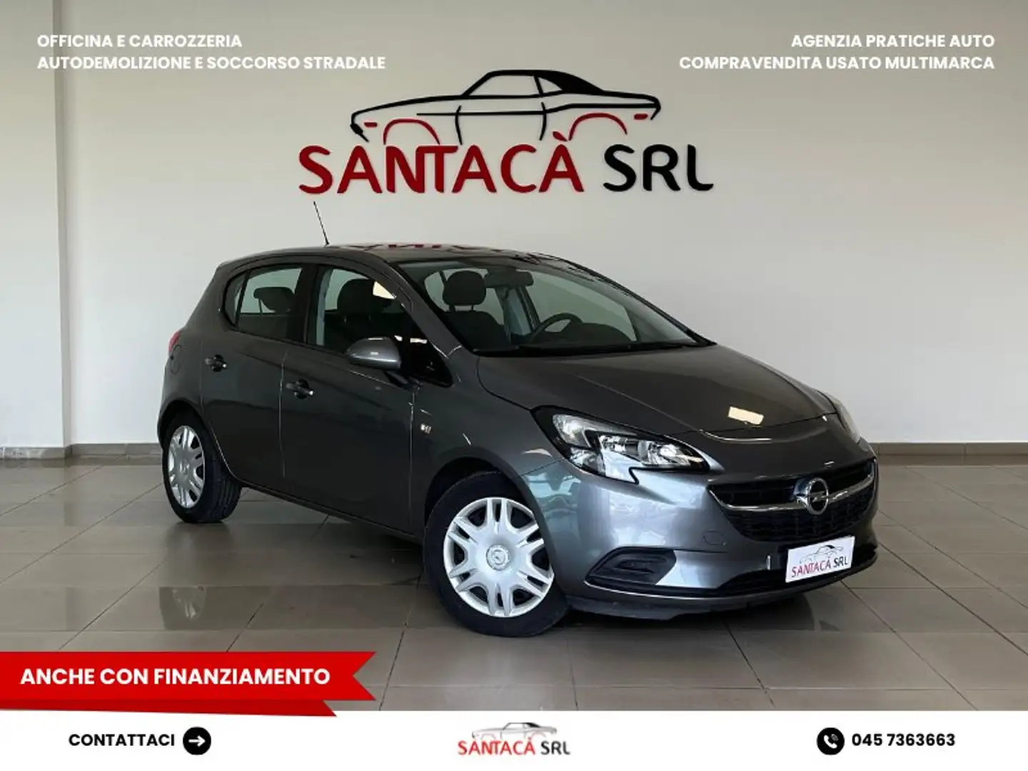 Opel Corsa Corsa V 2015 5p 1.4 Advance Gpl Tech 90cv my18.5 Grau - 1