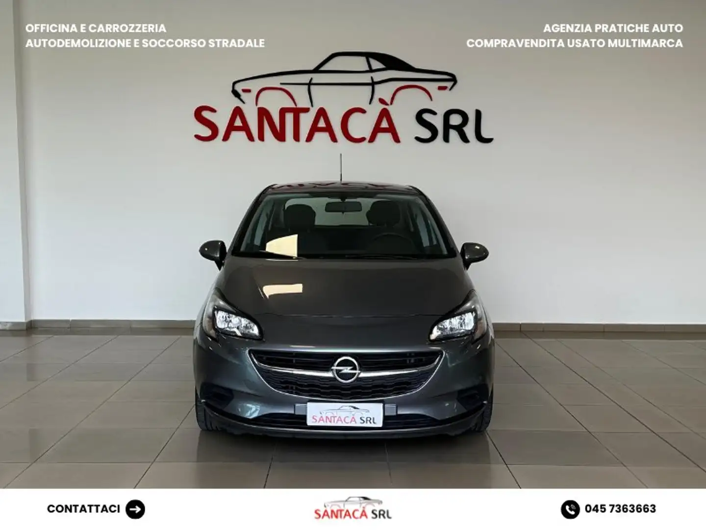 Opel Corsa Corsa V 2015 5p 1.4 Advance Gpl Tech 90cv my18.5 Grau - 2