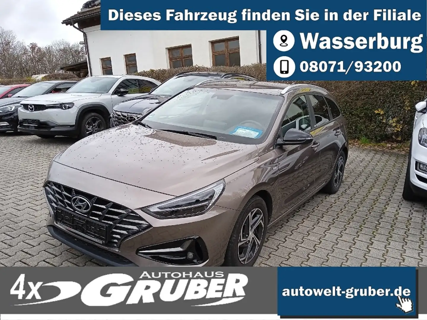 Hyundai i30 Kombi 1.0 T-GDI 48V-Hybrid Intro +AHK +8fach Beige - 1