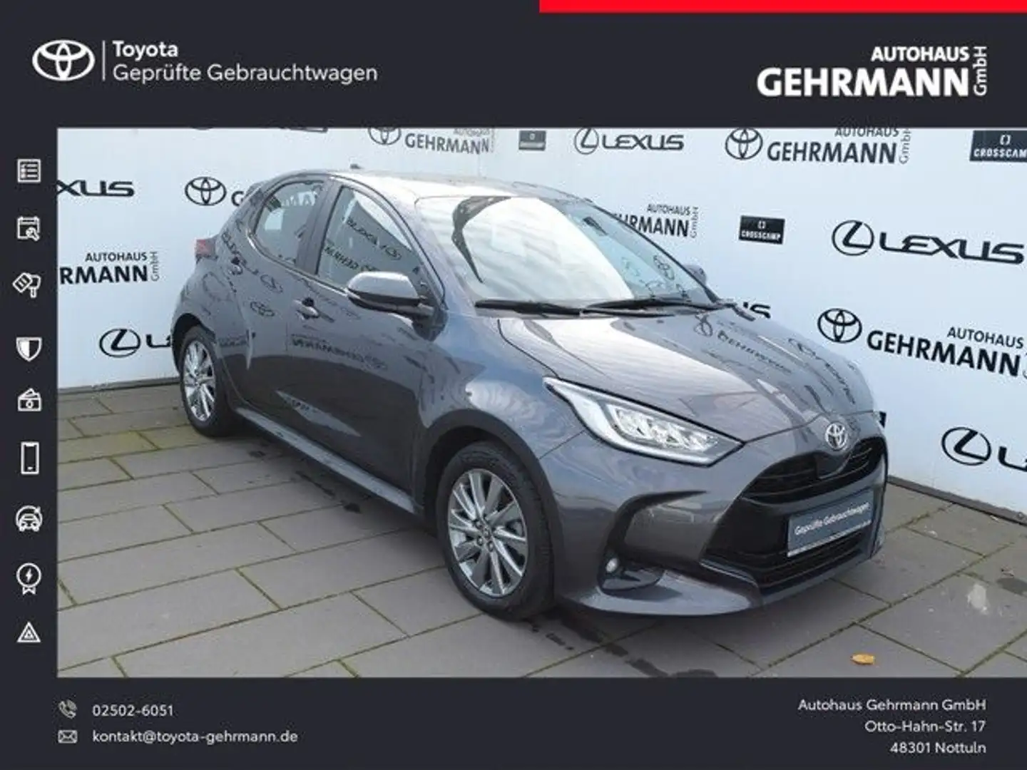 Toyota Yaris Club *CarPlay* Grau - 1
