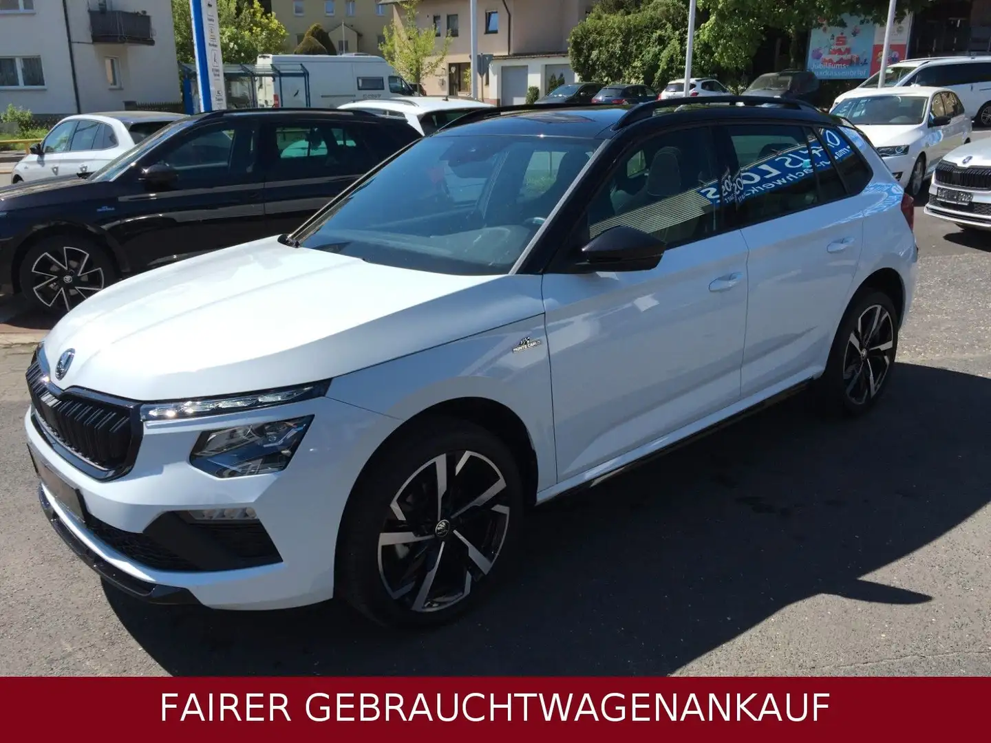 Skoda Kamiq KAMIQ MONTE CARLO 150PS DSG MATRIX AHK 18ZOLL .. Fehér - 2
