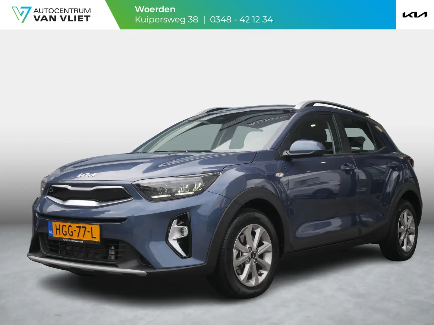 Kia Stonic 1.0 T-GDi MHEV DynamicLine | Cruise | Clima | Came Blauw - 1