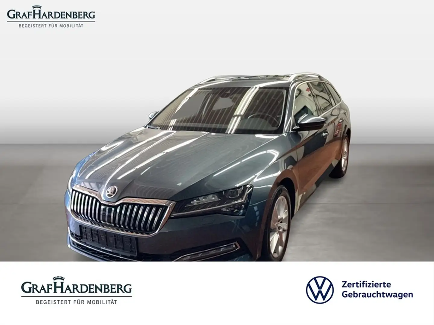 Skoda Superb Combi Style TDI DSG Navi LED Gris - 1