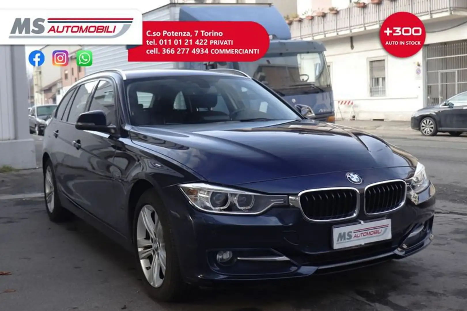 BMW 318 318d xDrive Sport Touring Unicoproprietario Nero - 1