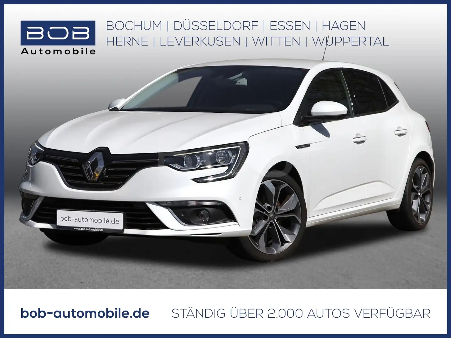 Renault Megane BOSE Edition TCe 160 EDC NAVI SHZ LHZ PDC Blanc - 1