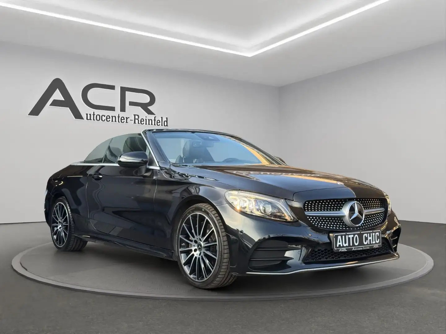 Mercedes-Benz C 300 Cabrio AMG BURM/LED/AirScarf/Totwin/MB-Ser Noir - 1