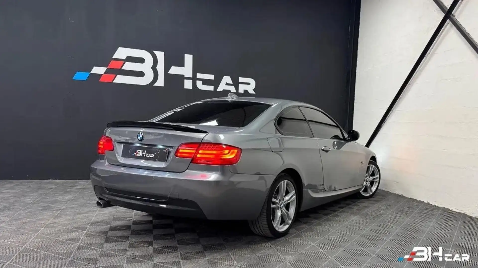 BMW 320 COUPE 2.0 320 D 185 PACK-M BVA Gris - 2