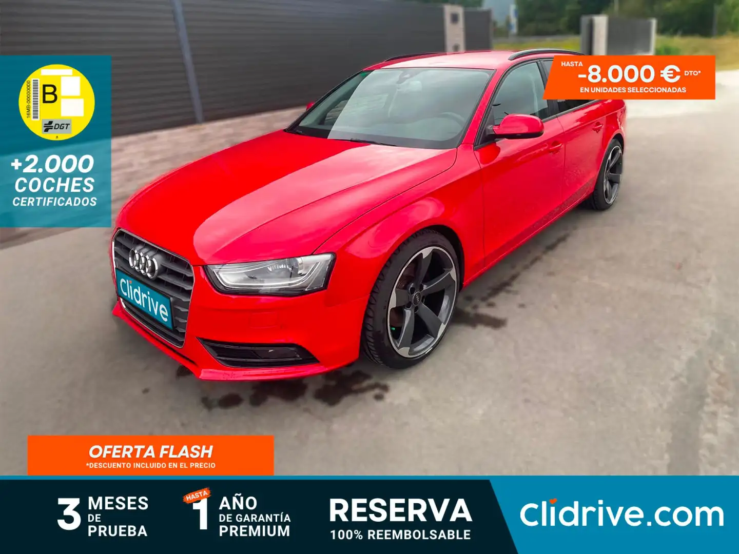 Audi A4 Avant 2.0TDI DPF 177 Rouge - 1
