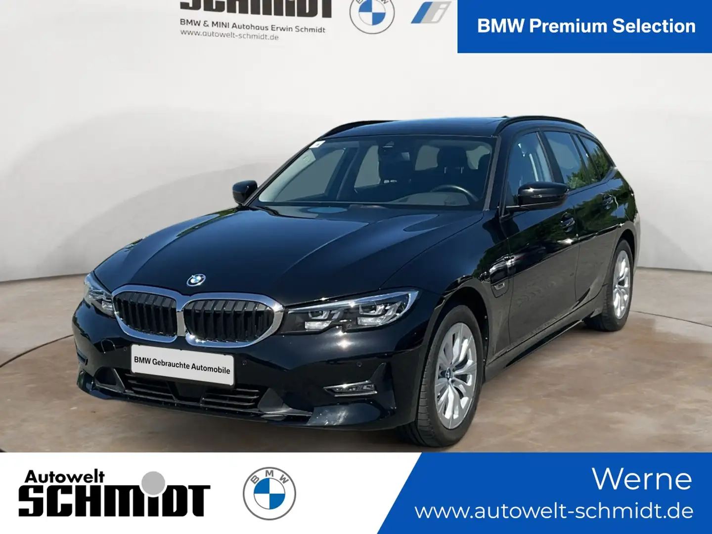 BMW 330 e Touring xDrive + 2Jahre-BPS.-GARANTIE Noir - 1