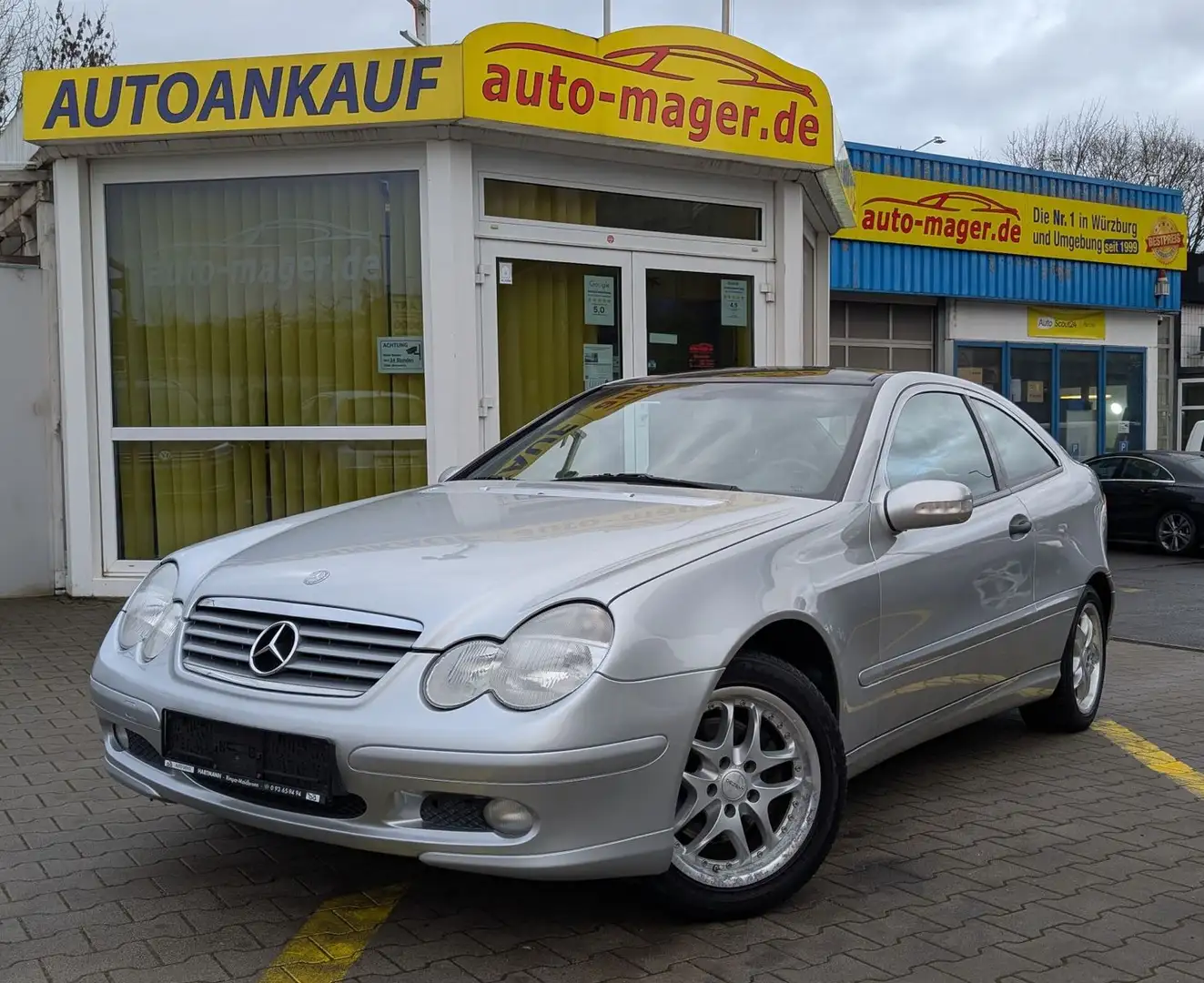 Mercedes-Benz CL 180 *1Hand*Rentner*PANO*Klimaauto*TÜV*KeinRost Silber - 1