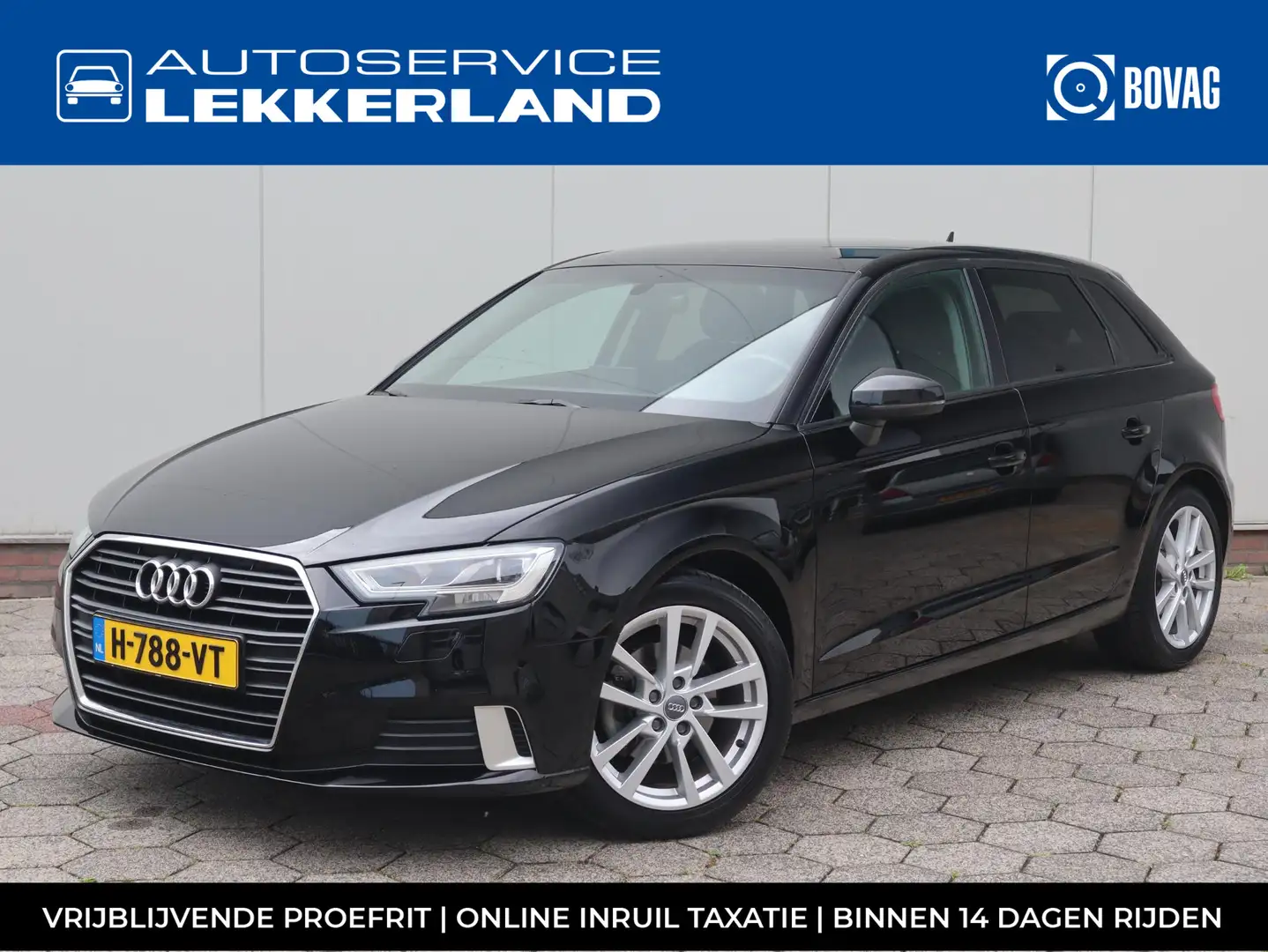 Audi A3 Sportback Advance 35 TFSI 150pk AUTOMAAT | NAVI | Schwarz - 1
