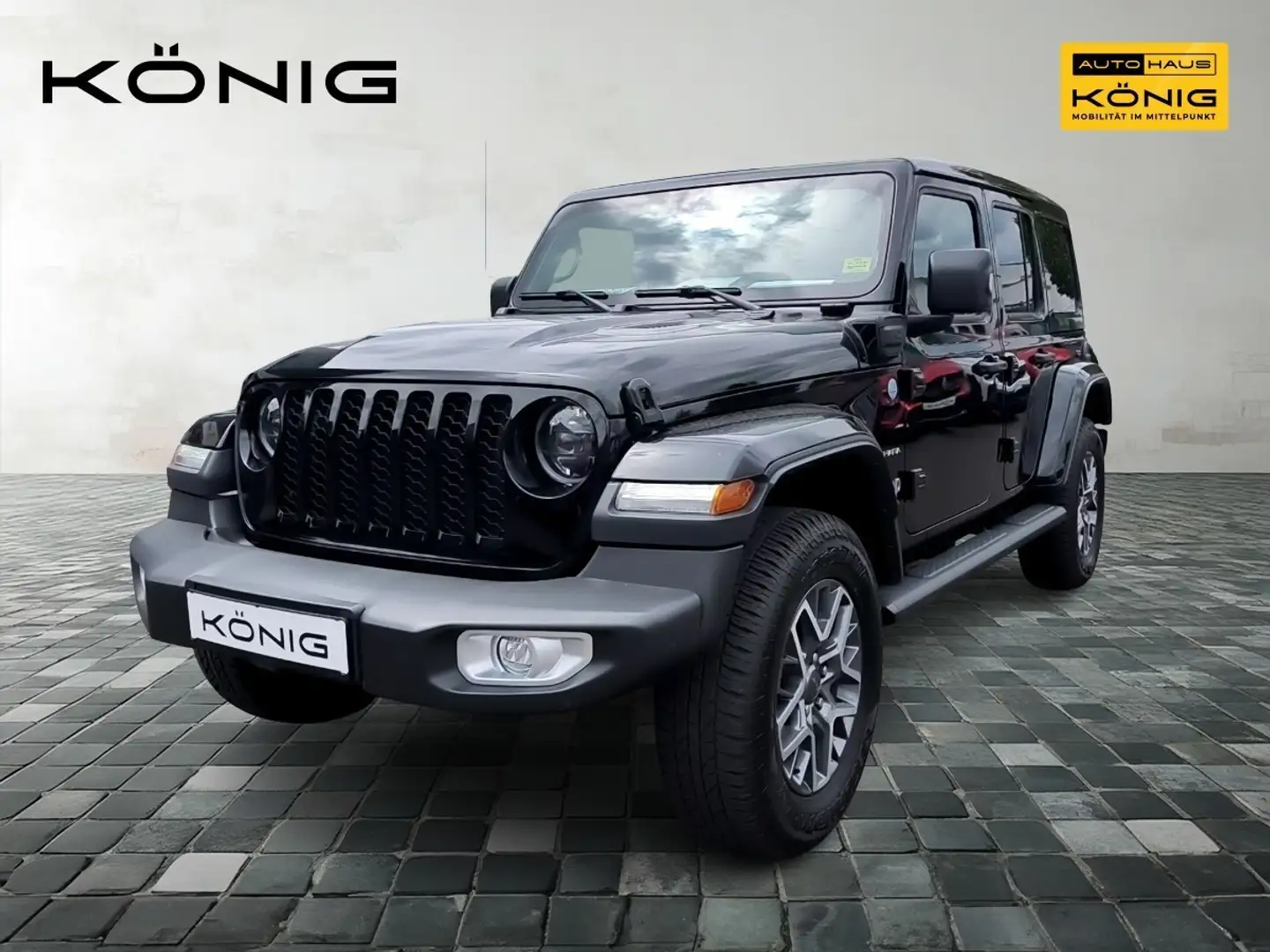 Jeep Wrangler 2.0 4x4 SAHARA *LEDERKLIMA*PDC*KAMERA Schwarz - 1