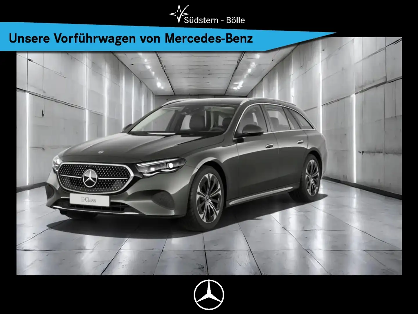 Mercedes-Benz E 200 4M T +AVANTGARDE+DISTRO+SHZ+NAVI+AMBIENTE Gris - 1