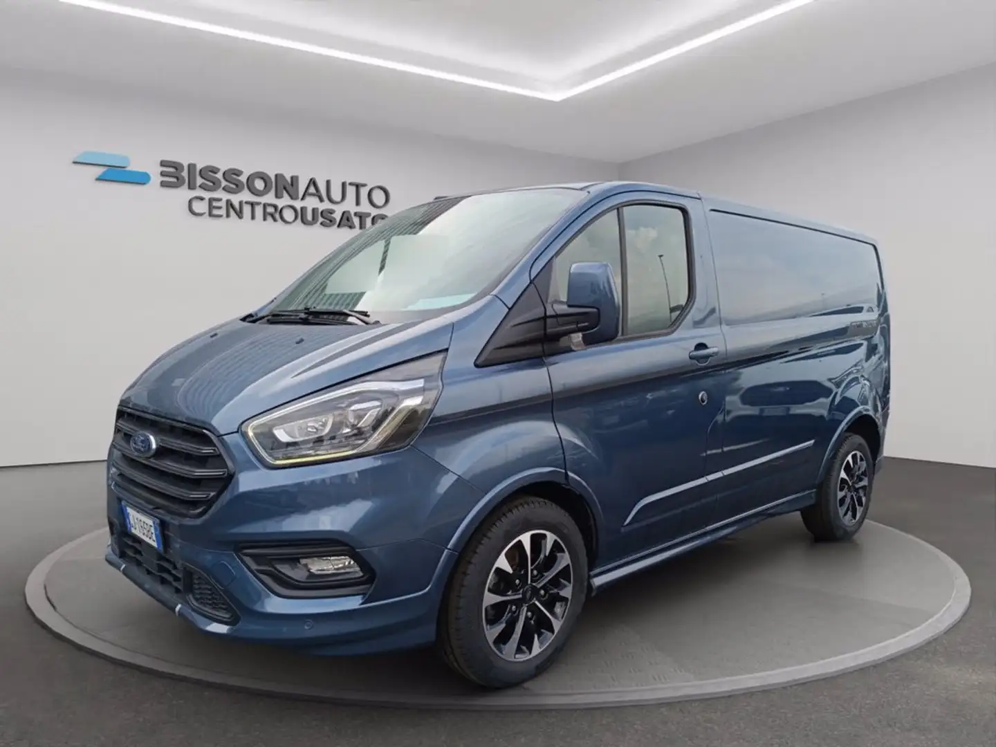 Ford Transit Custom 320 2.0 tdci 185cv Sport L1H1 E6.2 Blauw - 1