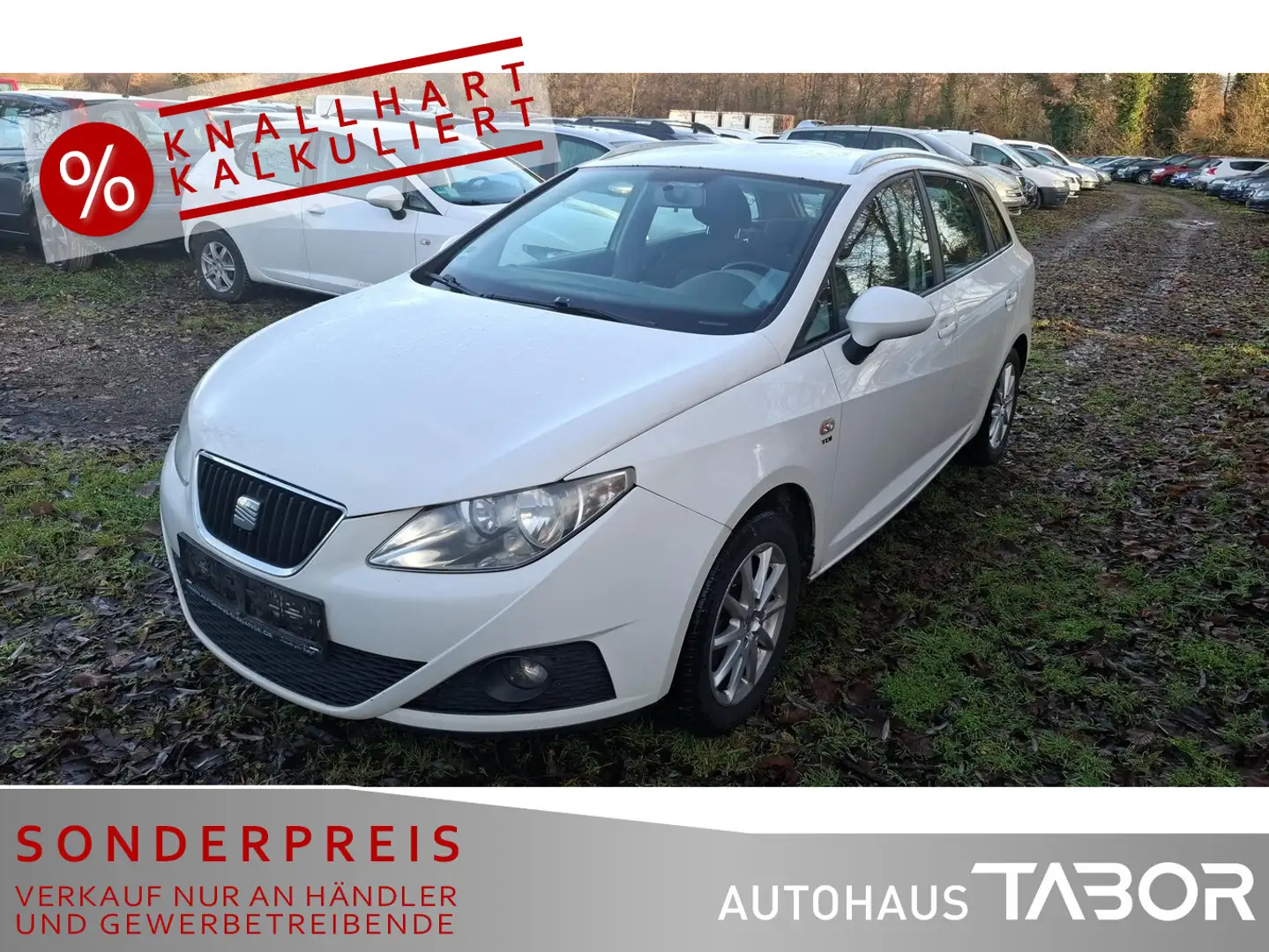 SEAT Ibiza 1.6 TDI ST Style Kombi LM Klima TÜV 09/26 Weiß - 1