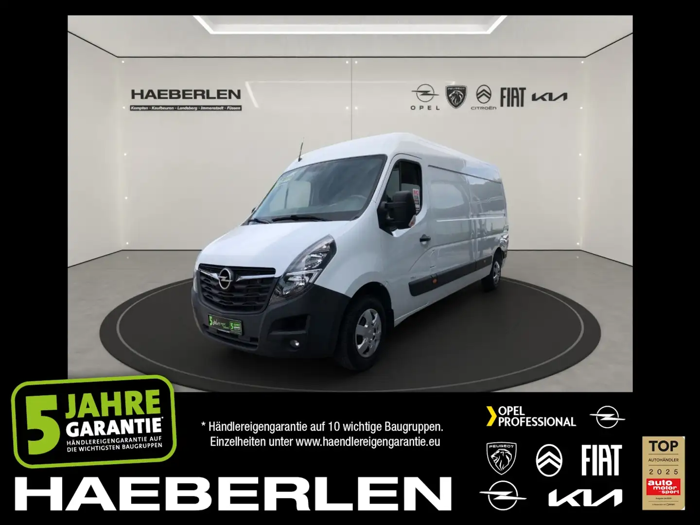 Opel Movano B Kasten 2.3 CDTI  L3H2 3.5t Navi PDC KAM Weiß - 1