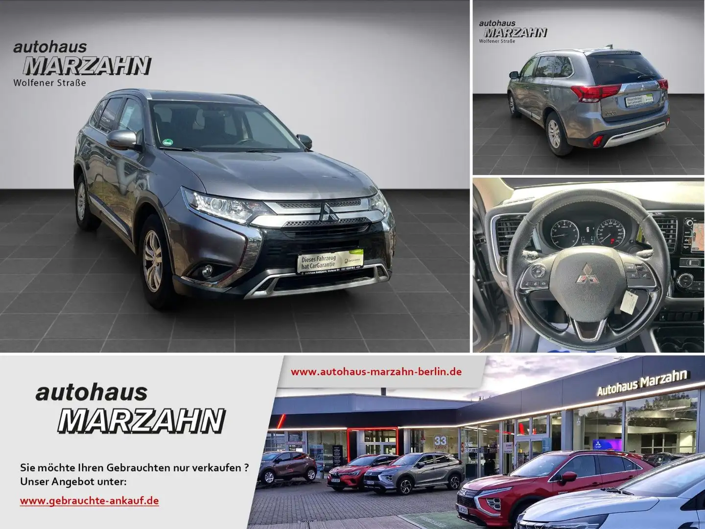Mitsubishi Outlander 2.0 MIVEC Active 2WD CVT DAB/RFK/Navi Grau - 1