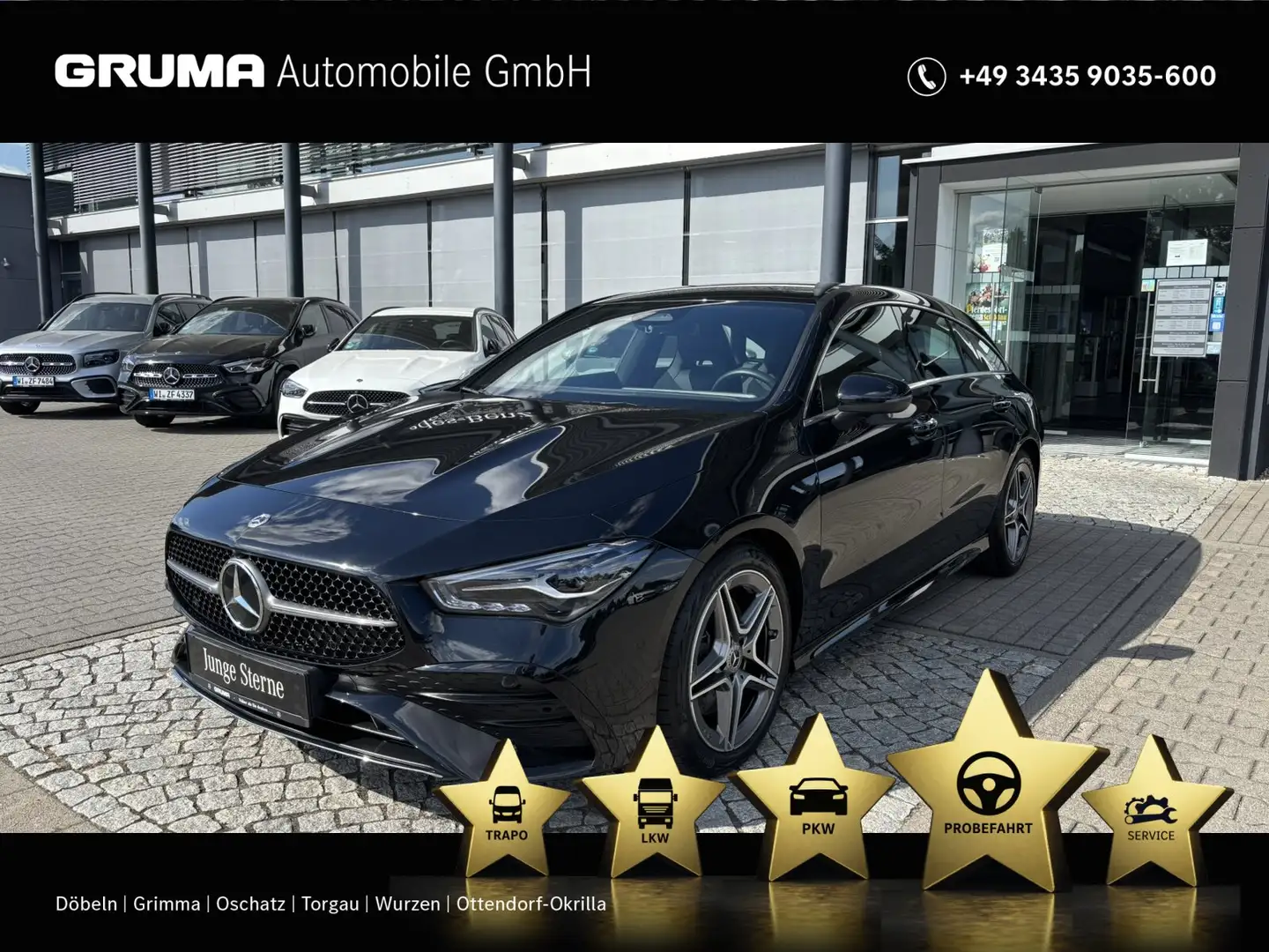 Mercedes-Benz CLA 200 CLA 200 d SB AMG+AdvancedPlus+KeyGo+RüKa+CarPlay Schwarz - 1