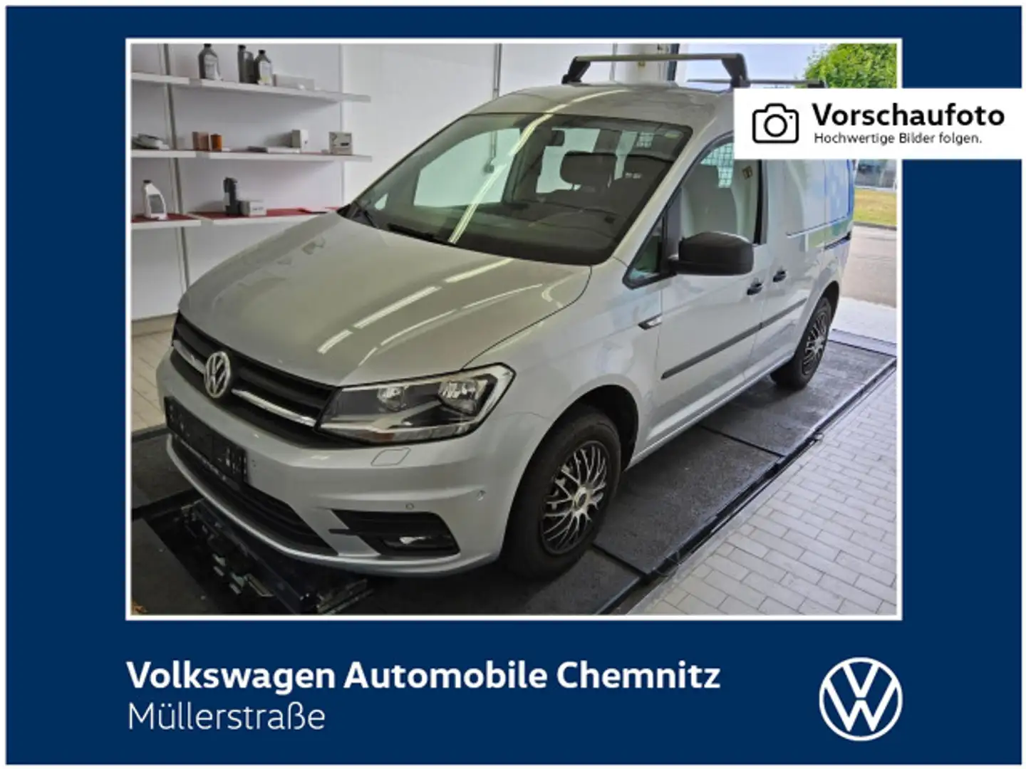 Volkswagen Caddy 2.0 TDI Kombi AHK LED ParkPilot Silber - 1