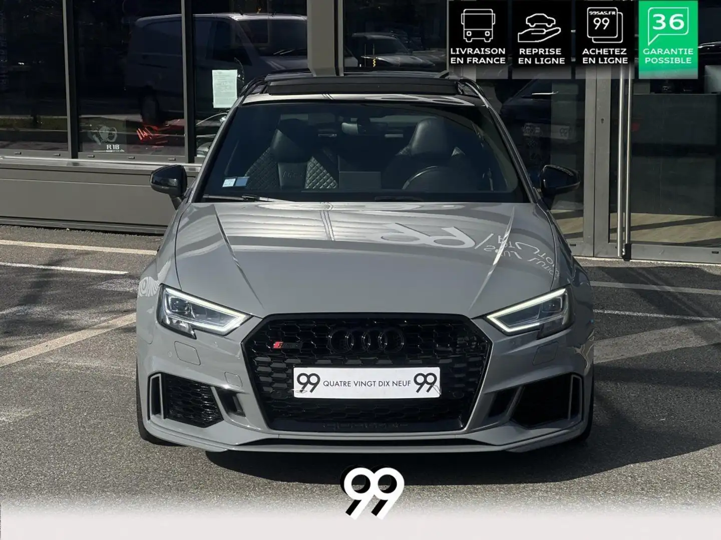 Audi RS3 SPORTBACK ABT 500 Freins céramique magnetic ride e Gris - 2