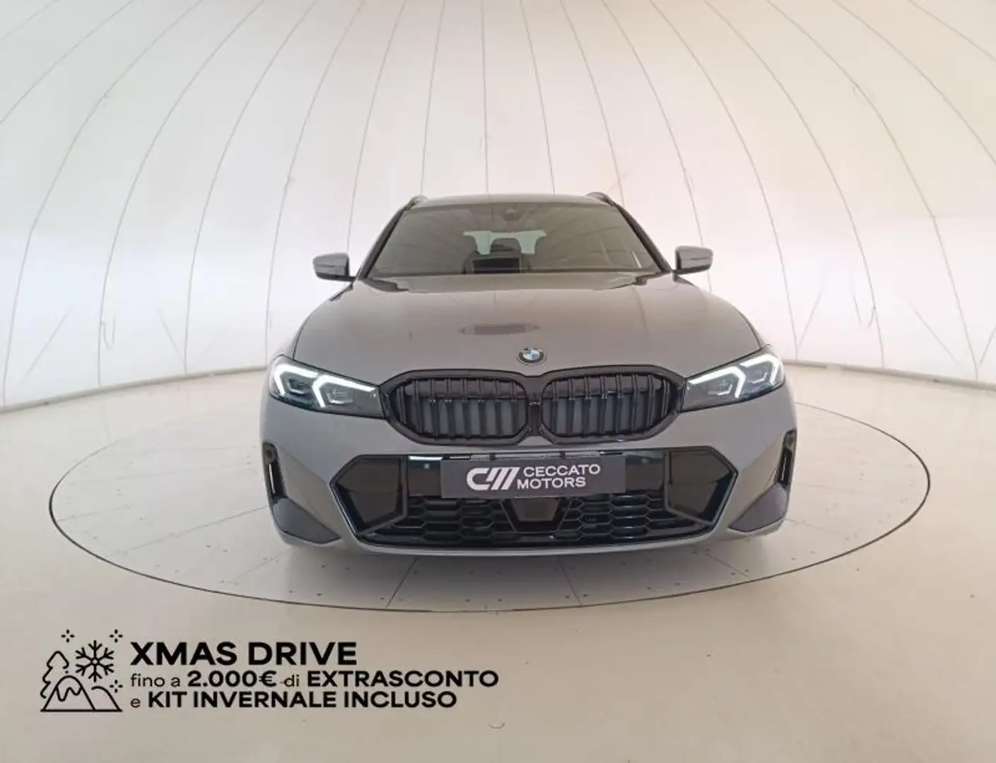 BMW 318 d Touring mhev 48V MSport Pro auto Grigio - 2