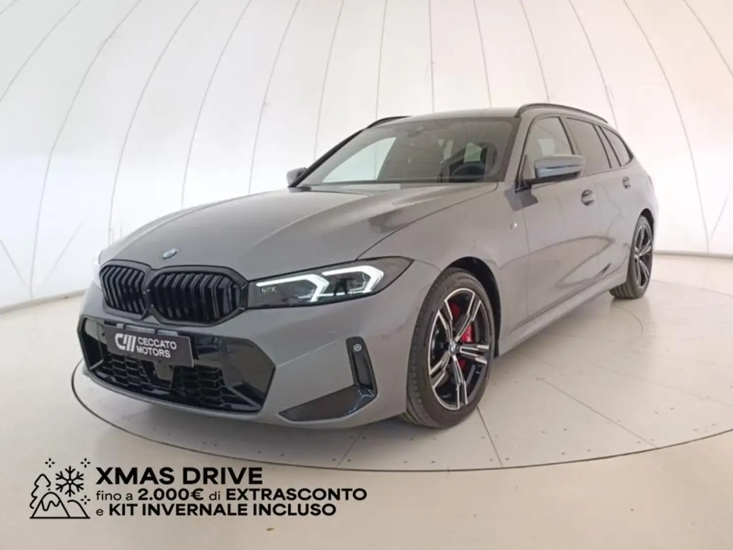 BMW 318 d Touring mhev 48V MSport Pro auto Grigio - 1