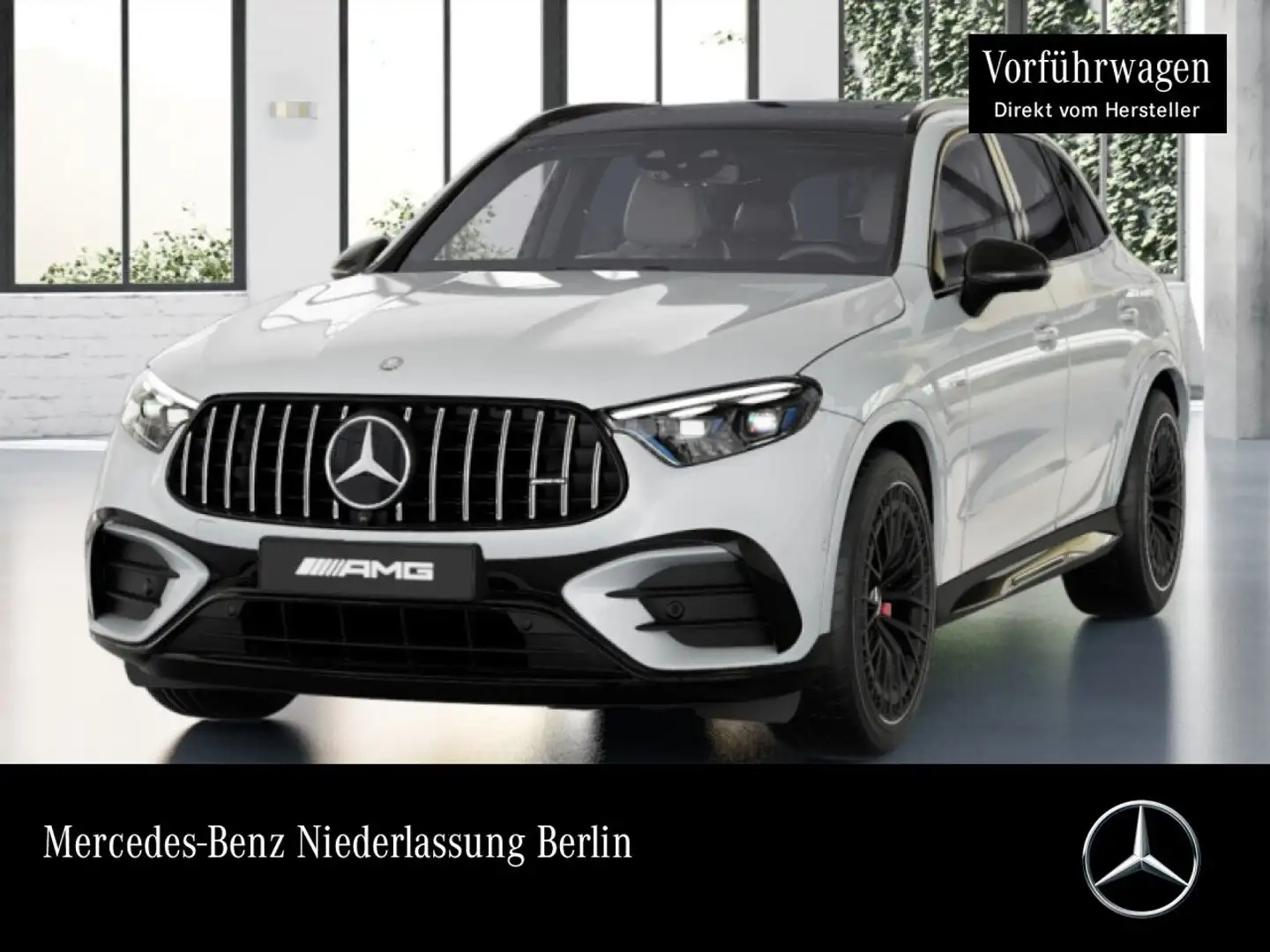 Mercedes-Benz GLC 63 AMG GLC 63 S E NIGHT+DRIVERS+PANO+360+AHK+BURMESTER+9G Weiß - 1