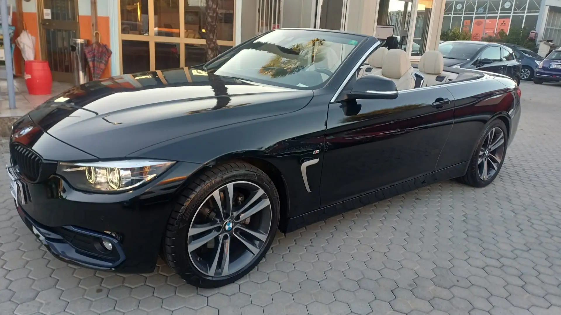 BMW 420 Serie 4 F33 2017 Cabrio 420d Cabrio Sport auto Negro - 1