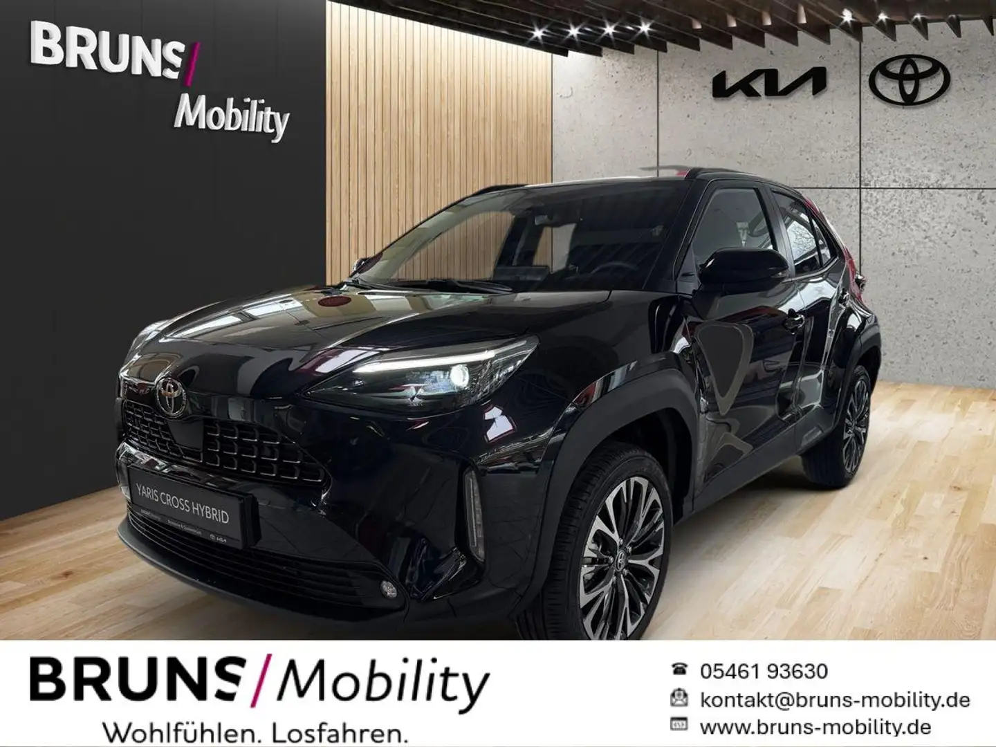 Toyota Yaris Cross 1.5 Hybrid Elegant TWW Sitzheizung Schwarz - 1