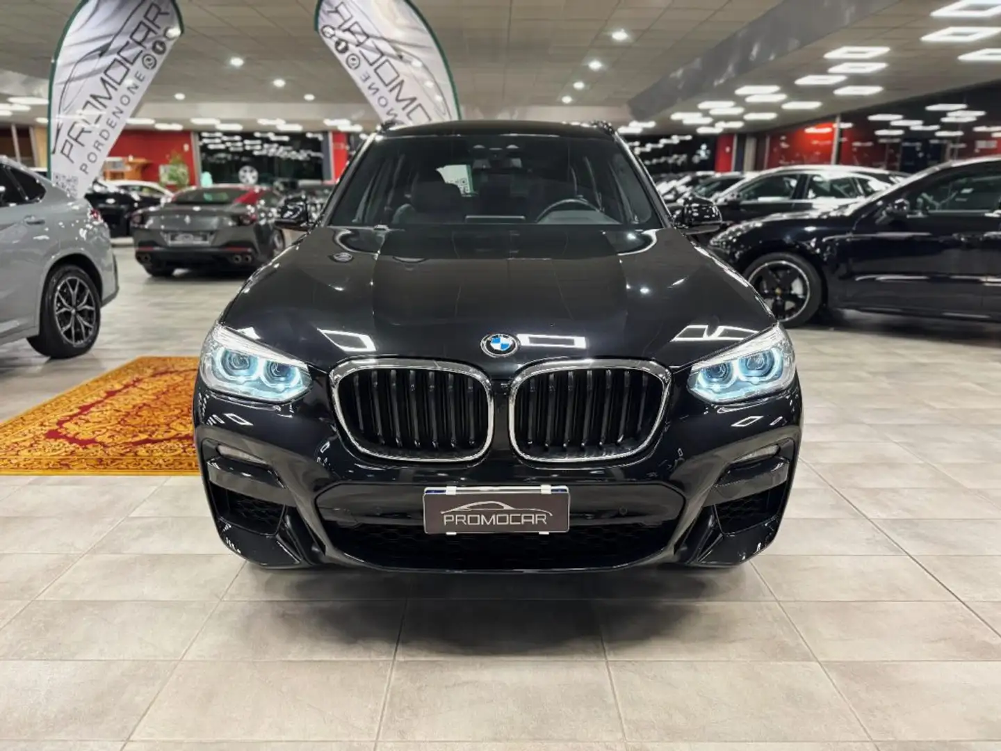 BMW X3 xDrive20d 48V MSPORT *UNIPROP*PELLE* Negro - 2