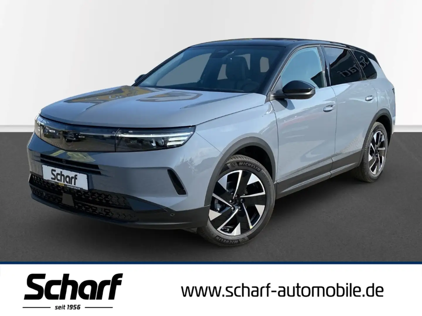 Opel Grandland GS line Panorama AHK Navi LED Rü.CAM PDC SHZ DAB Gris - 1
