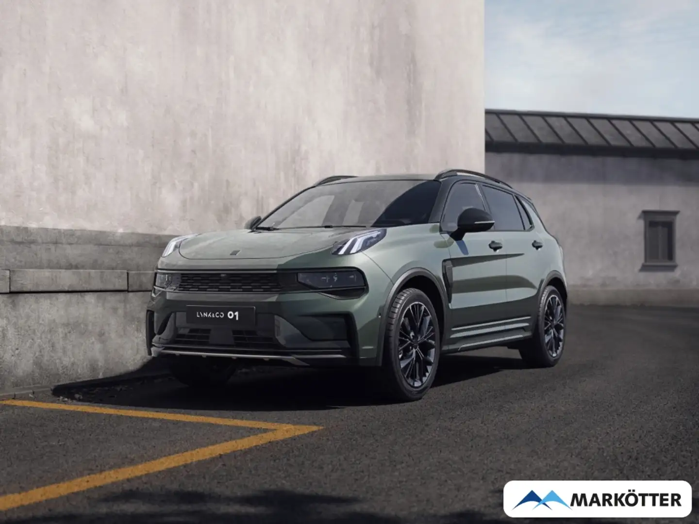 Lynk & Co 01 PHEV More/360°CAM/ACC/LED/PANO/SHZ+LHZ/NAVI Зелёный - 1