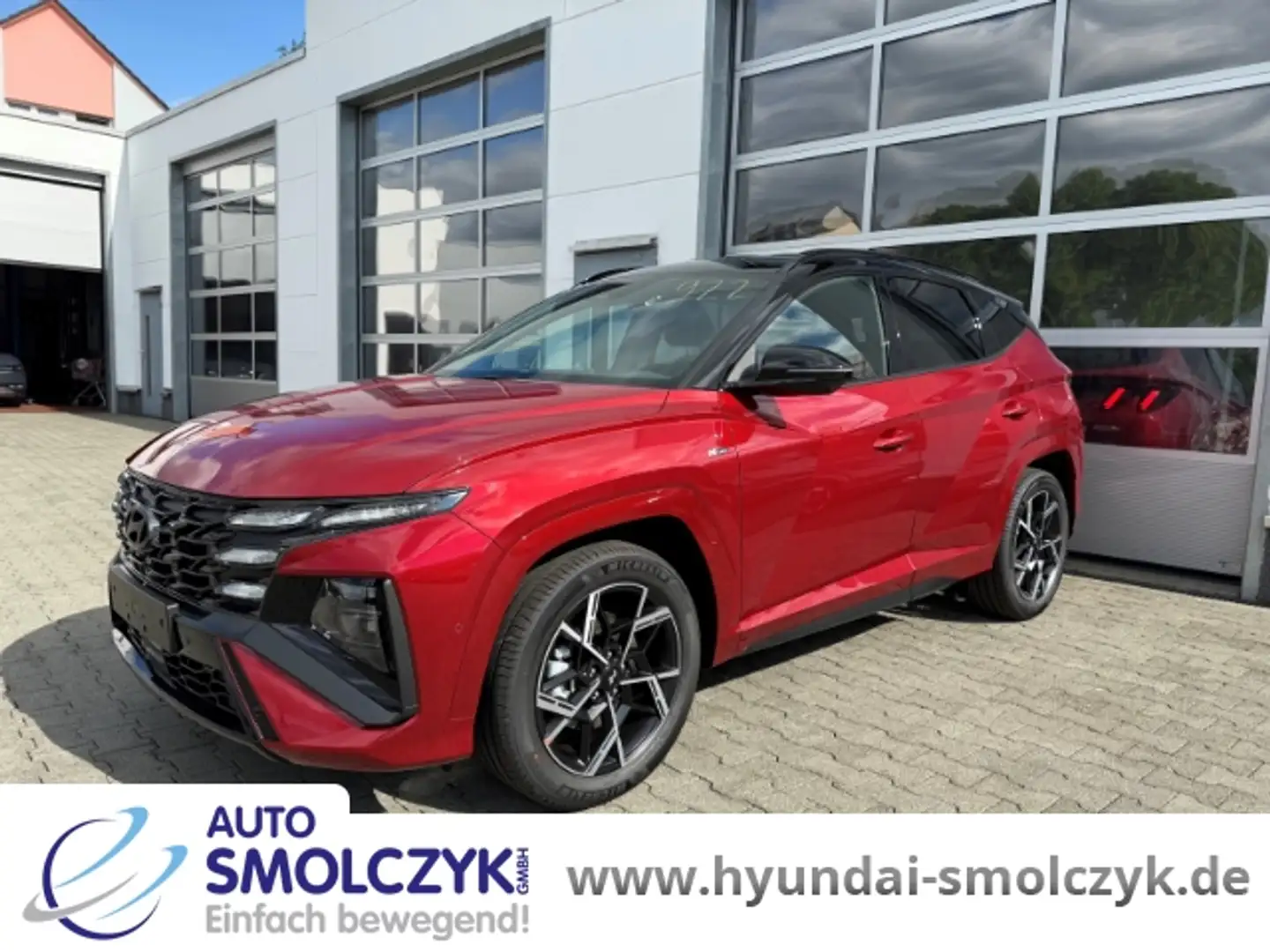 Hyundai TUCSON 1.6 48V 4WD N-LINE  SITZPAKET+ASSPAKET+ Rot - 1
