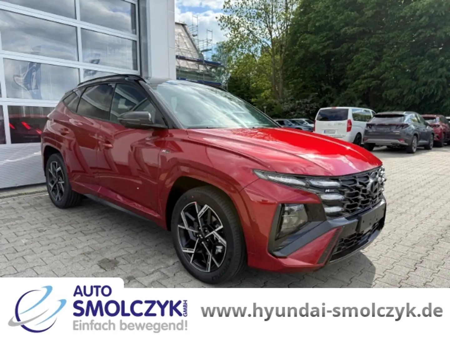 Hyundai TUCSON 1.6 48V 4WD N-LINE  SITZPAKET+ASSPAKET+ Rot - 2