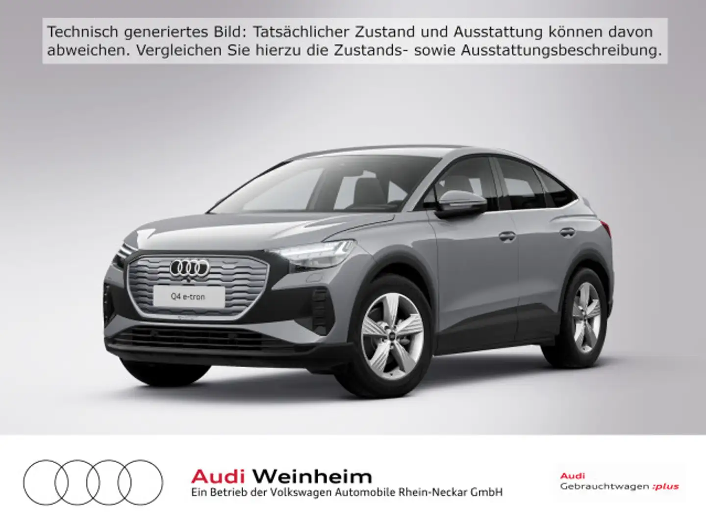 Audi Q4 e-tron Sportback 35 Kamera Matrix LED uvm Grau - 2