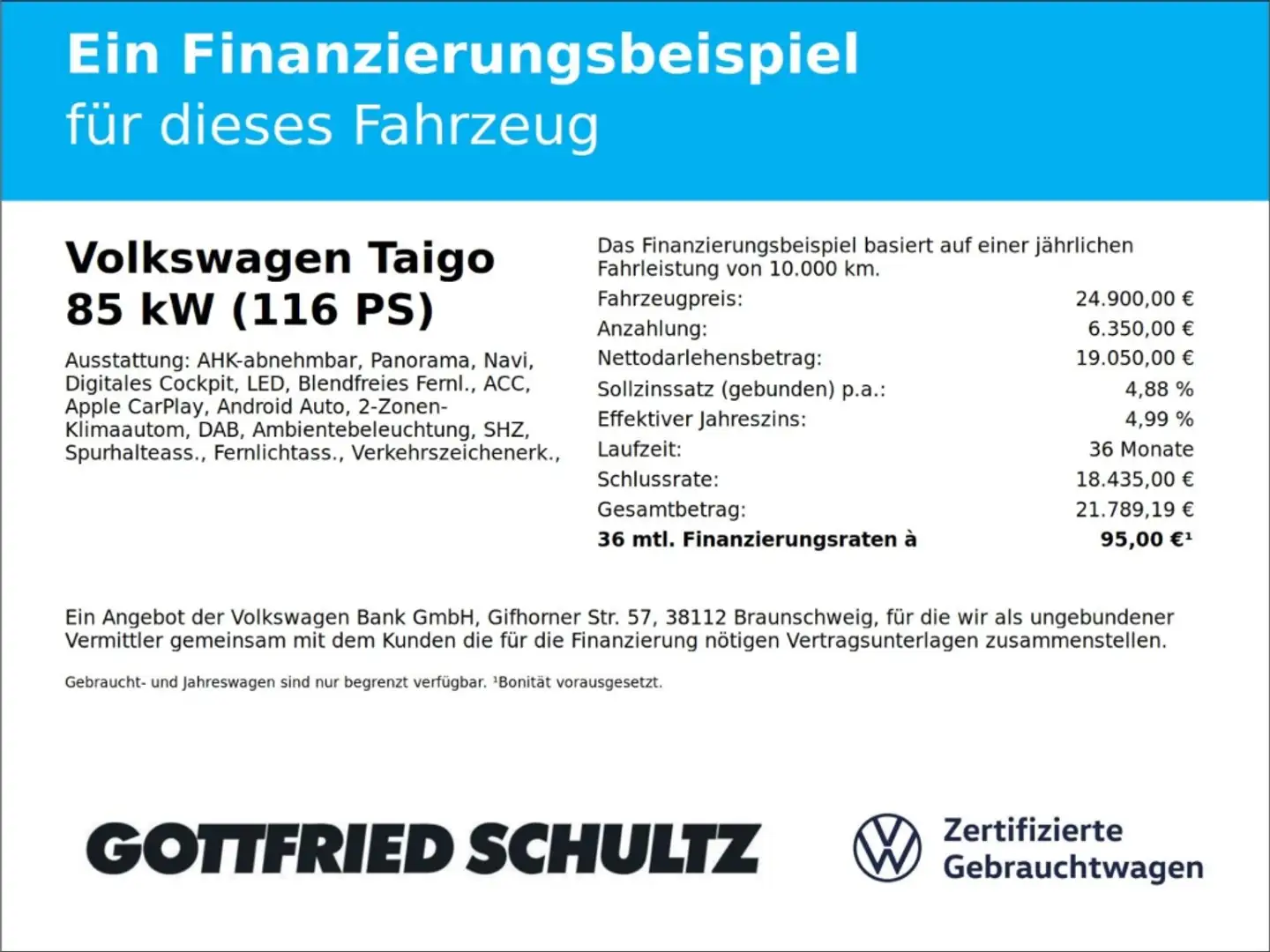 Volkswagen Taigo 1.0 TSI DSG MOVE LED Sitzheizung AHK ACC Schwarz - 2