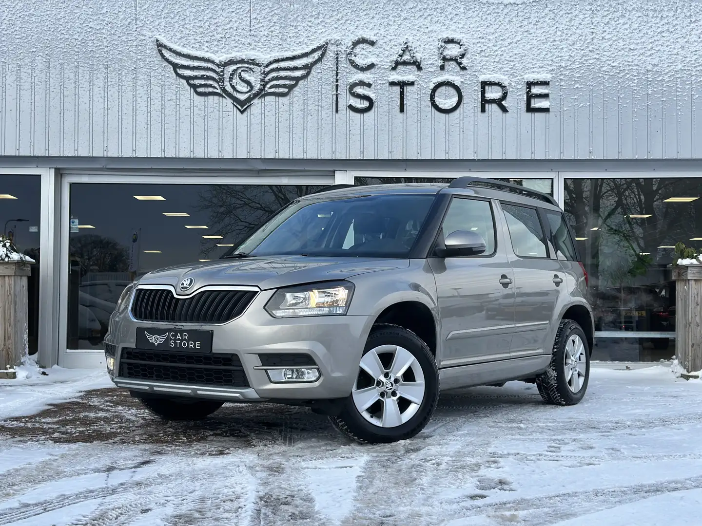 Skoda Yeti 1.2 TSI Elegance |CLIMA|CRUISE|ISOFIX|LM VELGEN 16 Marrón - 1