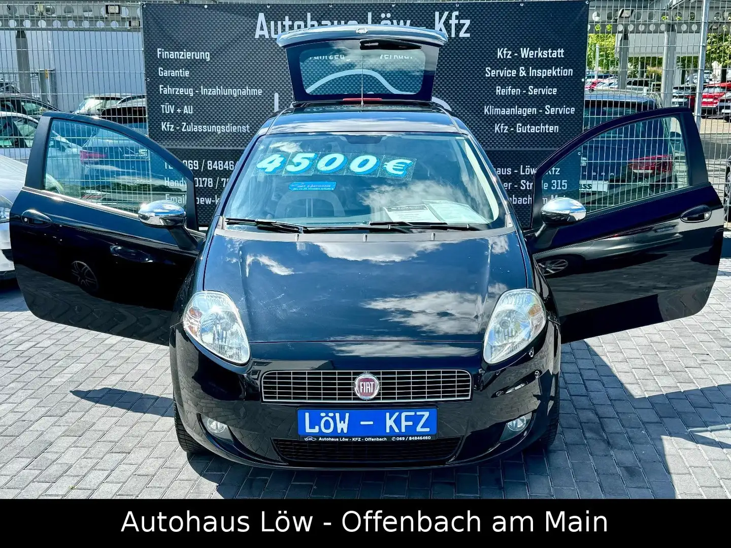 Fiat Punto TÜV NEU SCHECKHEFTGEPFLEGT ALLWETTERREIFEN Schwarz - 1
