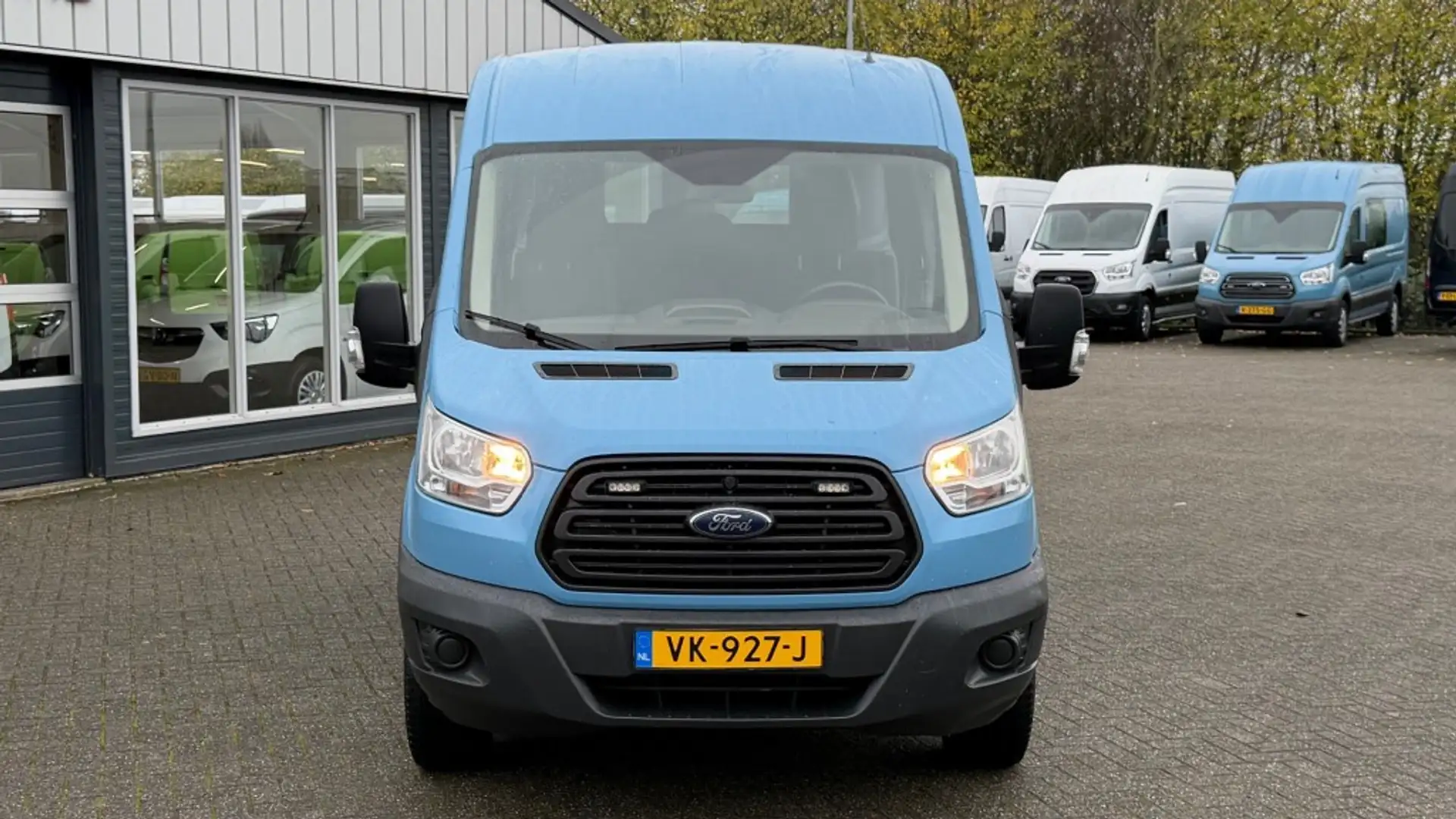 Ford Transit 2.2 TDCI 92KW 125PK DC DUBBELE CABINE TREKHAAK/ BI Blauw - 2